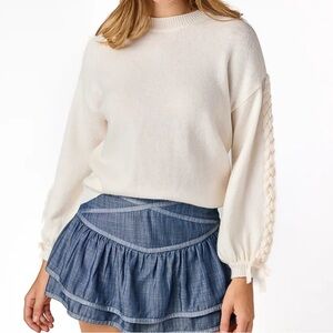 NWT Cake for Dinner Bennie Braided Sweater!